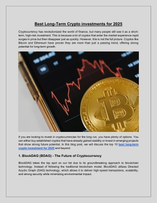 Best Long-Term Crypto investments for 2025