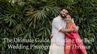 Make Your Wedding Unforgettable with the Magic of Wedding Photographers in Thris