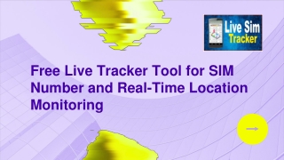Free Live Tracker Tool for SIM Number and Real-Time Location Monitoring