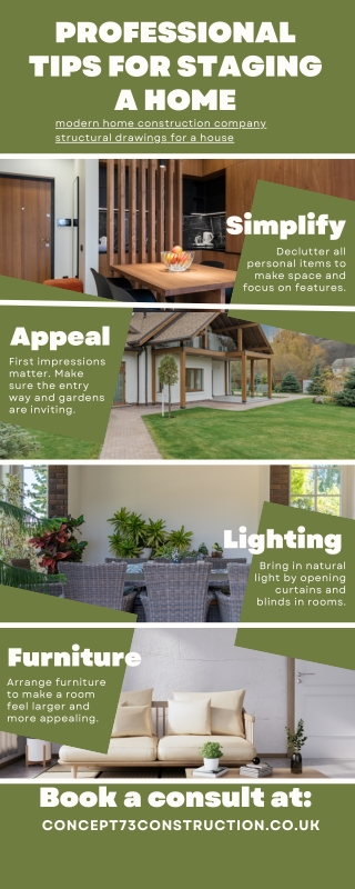 professional tips for staging a home | Concept73 Construction