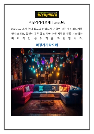 마징가가라오케  caspr.bio