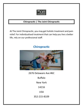 Chiropractic | The Joint Chiropractic