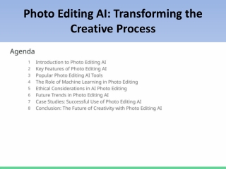 Photo Editing AI Transforming the Creative Process