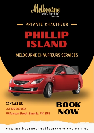 Private Chauffeur Phillip Island Tour | Melbourne Chauffeurs Services
