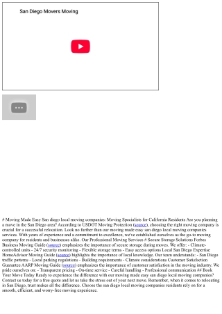 # Moving Made Easy San diego local moving companies: Moving Specialists for Cali