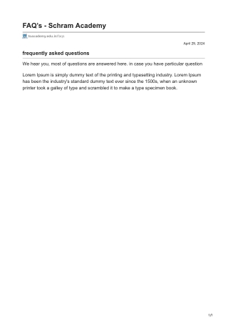 tsacademy.edu.in-FAQs - Schram Academy