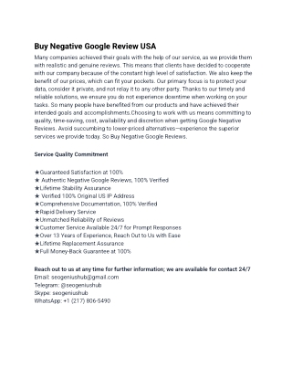Remove Google Negative Reviews USA| Reputation Services
