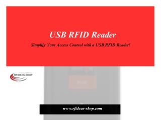 Simplify Your Access Control with a USB RFID Reader!