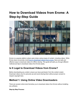 How to Download Videos from Erome_ A Step-by-Step Guide