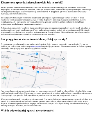 Szybka sprzedaż nieruchomości: Jak to zrobić?