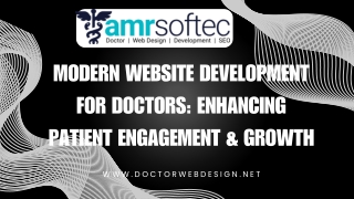 Modern Website Development for Doctors Enhancing Patient Engagement & Growth