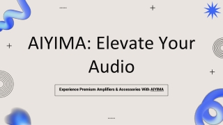 AIYIMA_ Elevate Your Audio