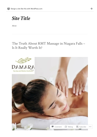 The Truth About RMT Massage in Niagara Falls - Is It Really Worth It