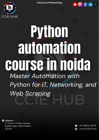 Python automation course in Noida