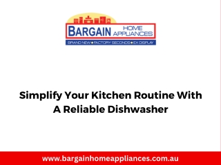 Simplify Your Kitchen Routine With A Reliable Dishwasher