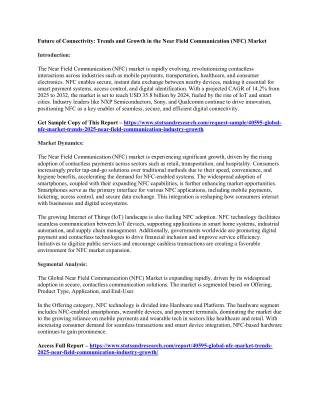 Near Field Communication (NFC) Market