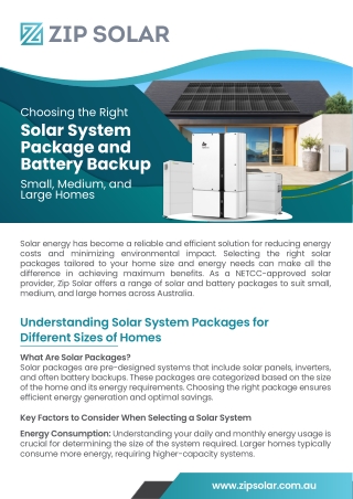 Affordable Solar Packages & Battery Solutions for Homes