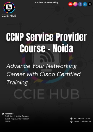 CCNP Service Provider Course – Noida