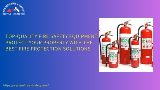 Top-Quality Fire Safety Equipment Protect Your Property with the Best Fire Protection Solutions