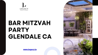 Get the Best Bar Mitzvah Party Venues in Glendale, CA