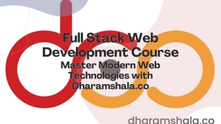 Full stack development course in dharamshala