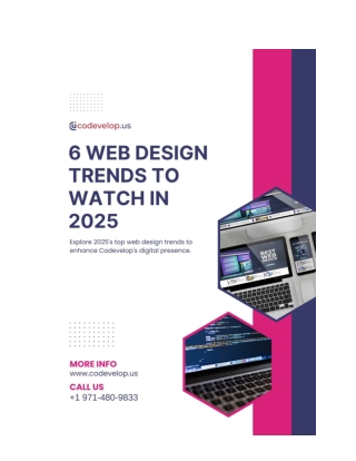 6 Web Design Trends to Watch in 2025