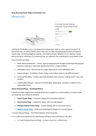 Shop Stunning Cluster Rings at FehuJewel.com (1)