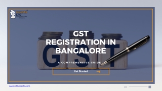 GST Registration in Bangalore – A Comprehensive Guide
