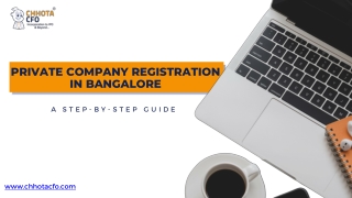 Private Company Registration in Bangalore – A Step-by-Step Guide