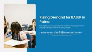 BASLP Demand in Patna – Stats, Career & Growth