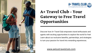 A  Travel Club Unlock Free Travel & Exclusive Adventures!