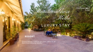 Resorts In Sawai Madhopur