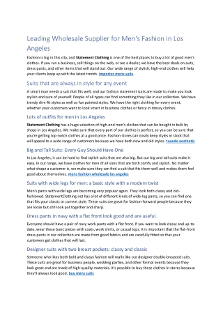 mens summer formal wear