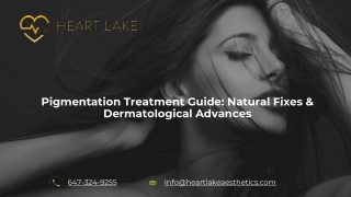 Pigmentation Treatment Guide