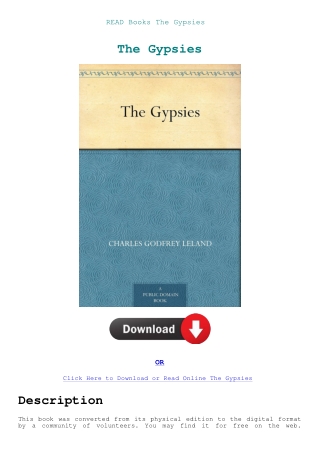 READ Books The Gypsies