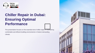 Chiller Repair Dubai | #1 Chiller Maintenance Near Me