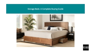 Storage Beds: A Complete Buying Guide