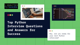 Top Python Interview Questions and Answers for Success