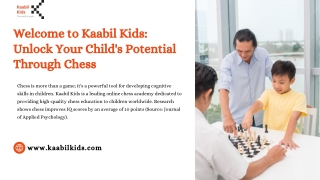 Elevate Your Game with Online Chess Lessons at Kaabil Kids
