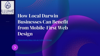 How Local Darwin Businesses Can Benefit from Mobile First Web Design