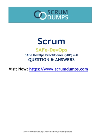 SAFe-DevOps Exam Dumps Essential Tools for Top Notch Exam Preparation