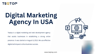Digital Marketing Agency In USA