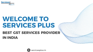 WELCOME TO SERVICES PLUS