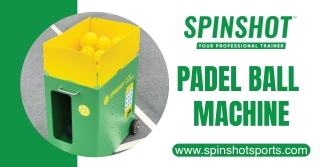 Explore Premium Tennis Machine for Every Player at Spinshot Sports USA