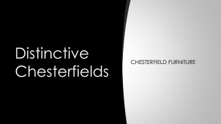 Distinctive Chesterfields US