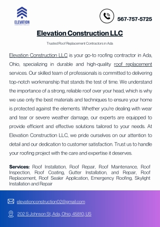 Elevation Construction LLC