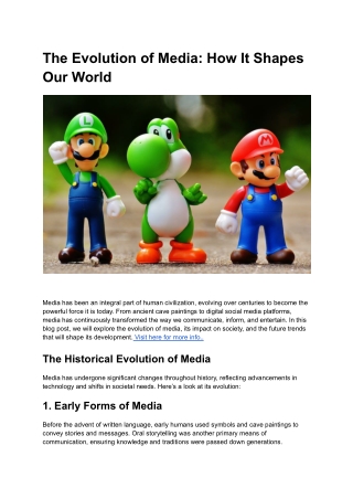 Entertainment and Media Consumption