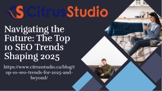 Top 10 SEO Trends for 2025