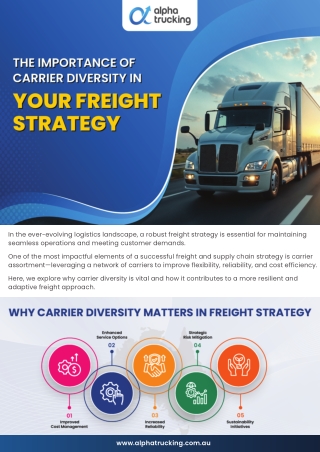 The Importance of Carrier Diversity