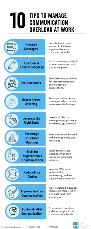 10 Tips to Manage Communication Overload at Work